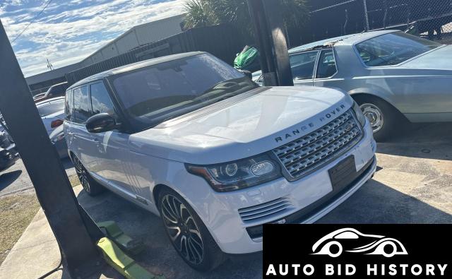 Land Rover Range Rover Supercharged 2016 White 5.0L  8