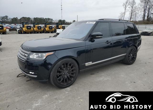 Land Rover Range Rover Supercharged 2016 Black 5.0L  8