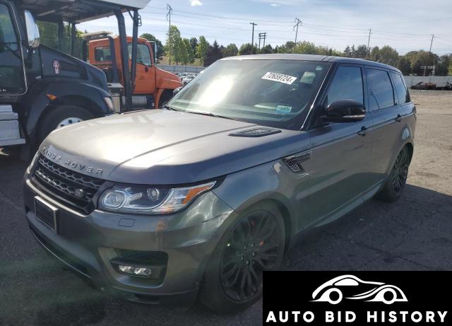 Land Rover Range Rover Sport Sc 2014 Gray 5.0L  8
