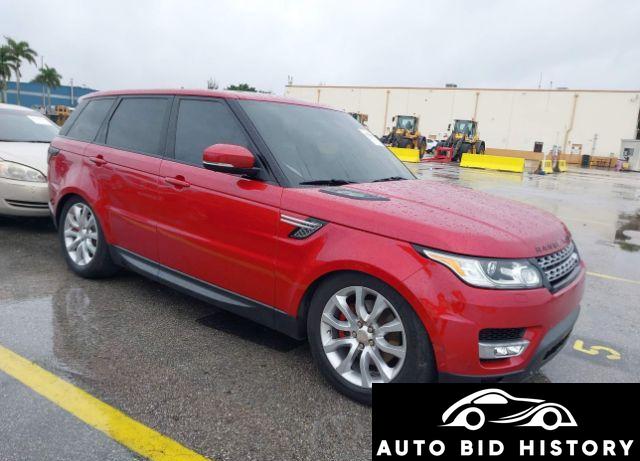 Land Rover Range Rover Sport 3.0L V6 Supercharged Hse 2014 Red 3.0L