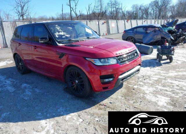 Land Rover Range Rover Sport 3.0L V6 Supercharged Hse Dynamic 2017 Red 3.0L