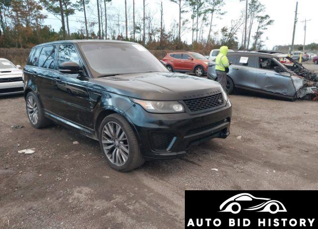 Land Rover Range Rover Sport 5.0L V8 Supercharged Svr 2016 Black 5.0L
