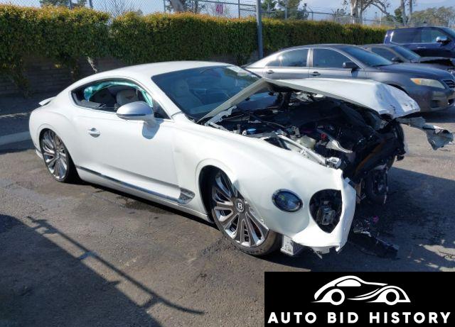 Bentley Continental Gt Mulliner/V8 2022 White 4.0L
