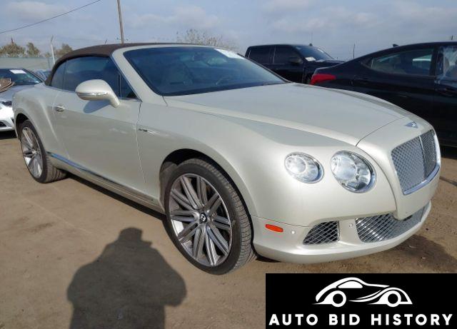 Bentley Continental Gt Speed 2014 Cream 6.0L