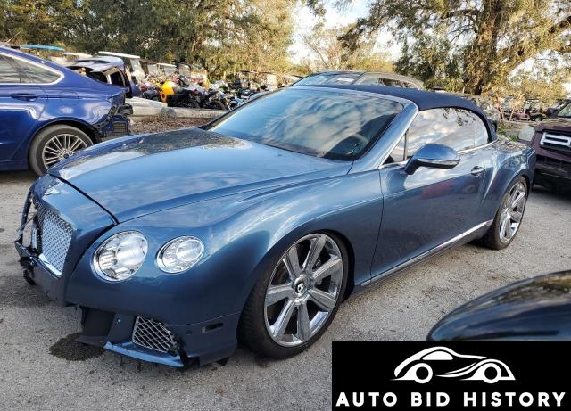 Bentley Continental Gtc 2013 Blue 6.0L 12