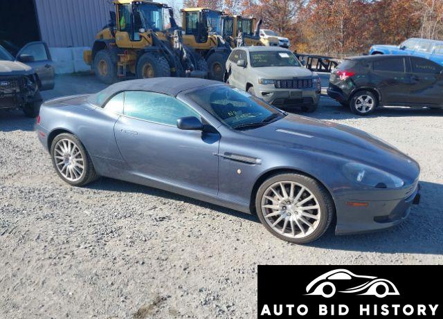 Aston Martin Db9 Volante 2008 Blue 5.9L