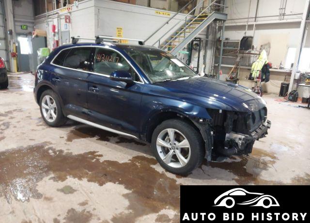 Audi Q5 2020 Blue 2.0L