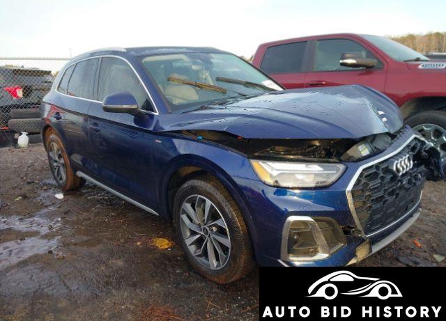 Audi Q5 Premium 45 Tfsi S Line Quattro S Tronic 2022 Dark Blue 2.0L
