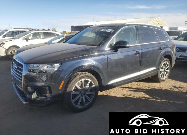 Audi Q7 Premium Plus 2018 Blue 3.0L  6