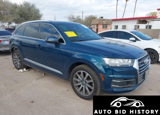 Audi Q7 3.0T Premium 2018 Blue 3.0L