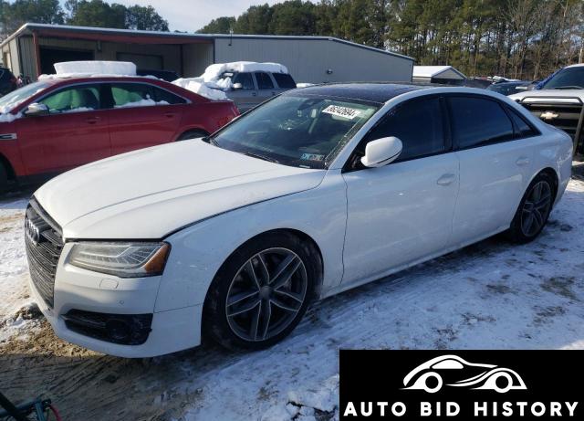 Audi A8 L Quattro 2017 White 4.0L  8