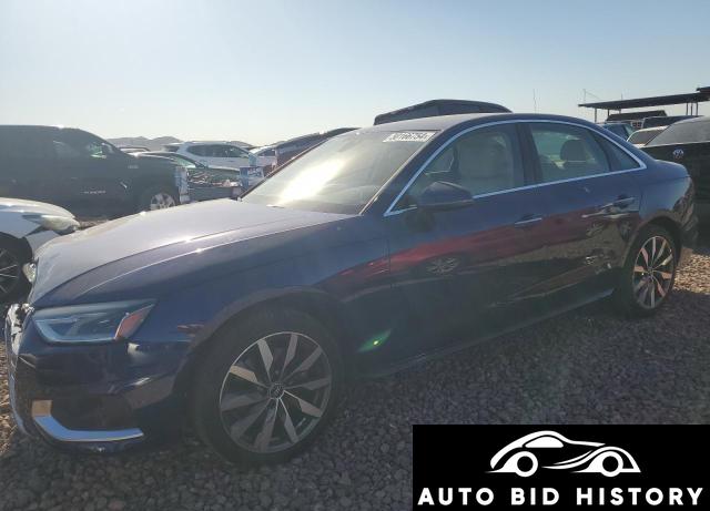 Audi A4 Premium 40 2022 Blue 2.0L  4