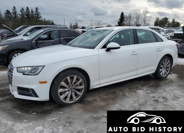 Audi A4 Komfort 2018 White 2.0L  4