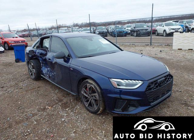 Audi A4 Premium Plus 45 Tfsi S Line Quattro S Tronic 2022 Blue 2.0L