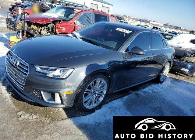 Audi A4 Premium Plus 2019 Black 2.0L  4