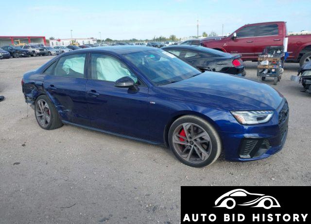 Audi A4 Prestige 45 Tfsi S Line Quattro S Tronic 2022 Blue 2.0L
