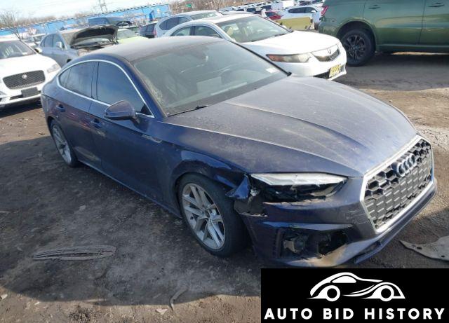 Audi A5 Sportback Premium Plus 45 Tfsi S Line Quattro S Tronic 2023 Blue 2.0L