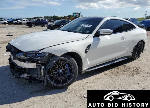 Bmw M4 2021 White 3.0L  6