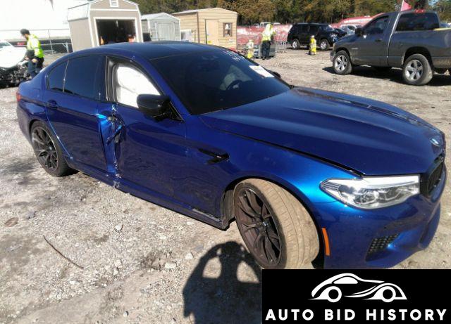 Bmw M5 Competition 2019 Blue 4.4L