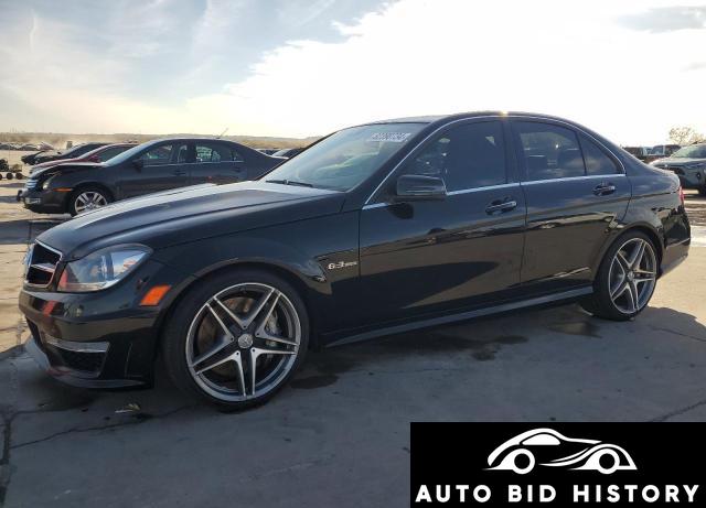 Mercedes-Benz C 63 Amg 2013 Black 6.2L  8