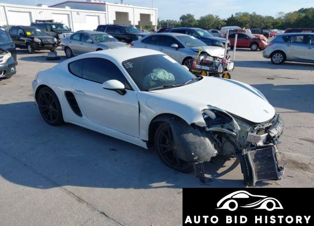 Porsche 718 Cayman 2019 White 2.0L