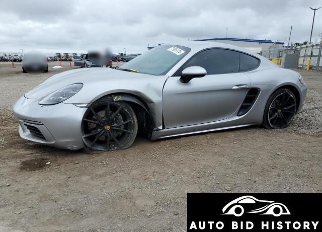 Porsche Cayman 2017 Silver 2.0L  4
