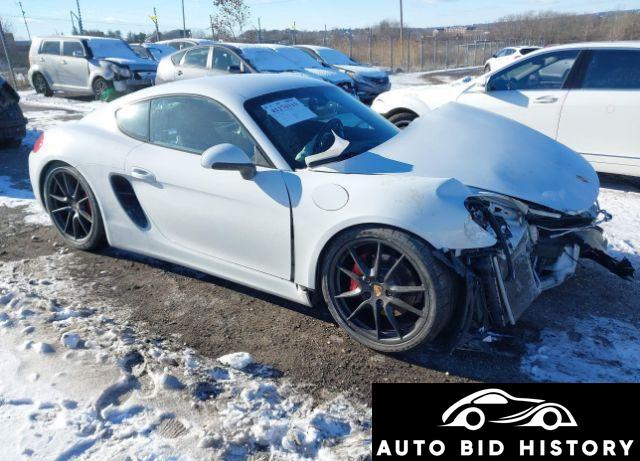 Porsche Cayman S 2014 White 3.4L