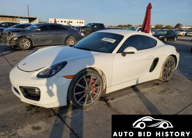 Porsche Cayman S 2014 White 3.4L  6