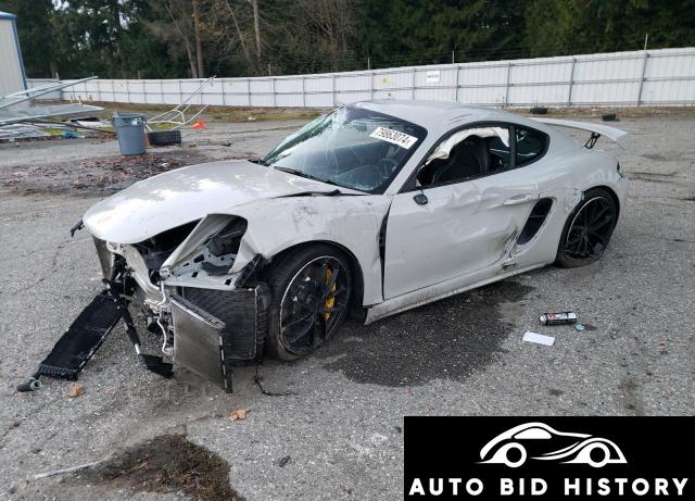 Porsche Cayman Gt4 2021 Silver 4.0L  6