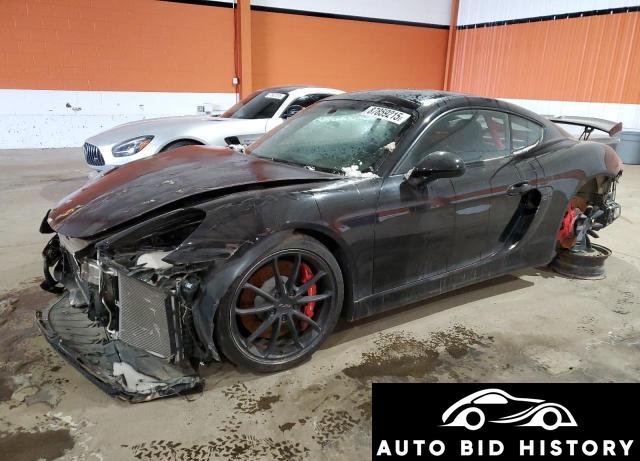Porsche Cayman Gt4 2016 Black 3.8L  6