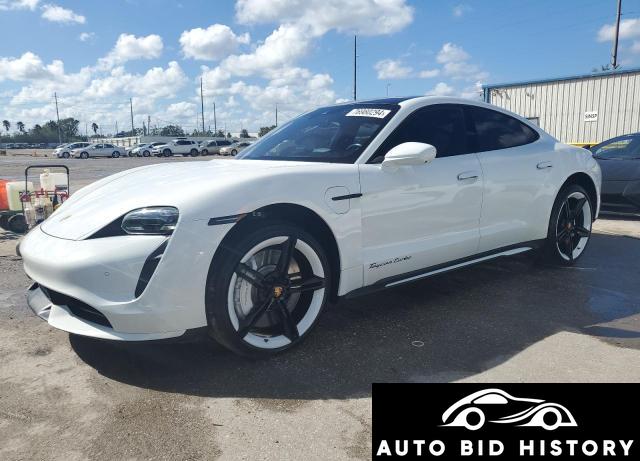 Porsche Taycan Turbo 2021 White