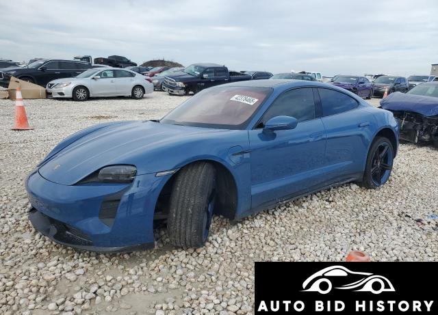 Porsche Taycan Turbo 2021 Blue