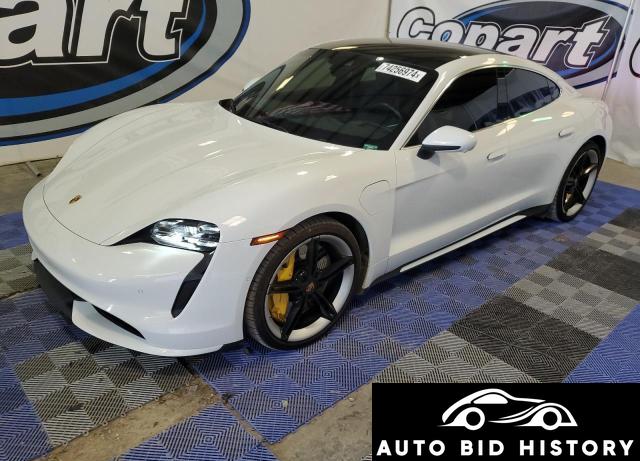 Porsche Taycan Turbo 2020 White