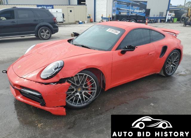 Porsche 911 Turbo 2024 Red 3.7L  6