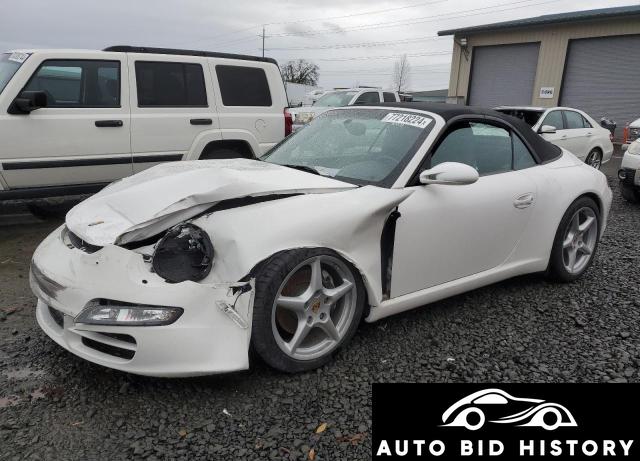 Porsche 911 Carrera Cabriolet 2008 White 3.6L  6