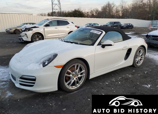 Porsche Boxster 2013 White 2.7L  6