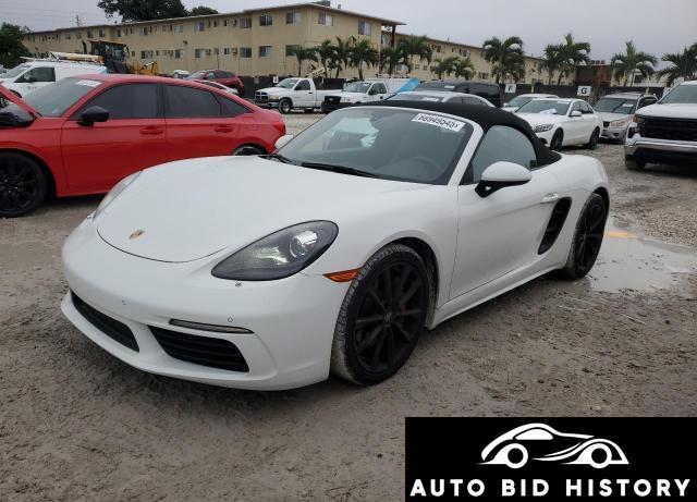 Porsche Boxster S 2019 White 2.5L  4
