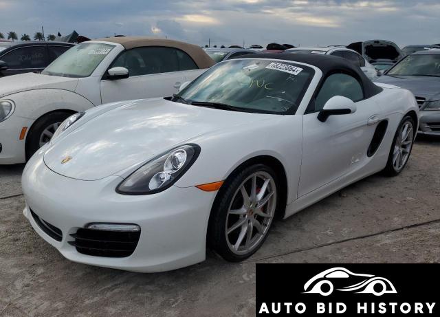 Porsche Boxster S 2013 White 3.4L  6