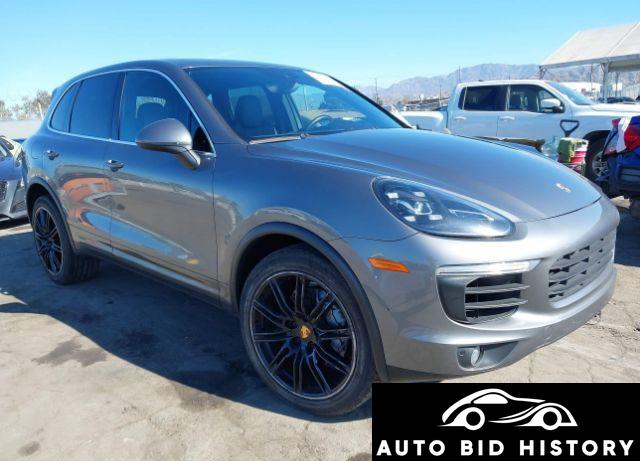 Porsche Cayenne S 2018 Gray 3.6L