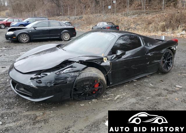 Ferrari 458 Spider 2012 Black 4.5L  8
