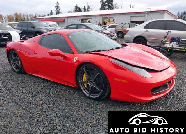 Ferrari 458 Spider 2013 Red 4.5L