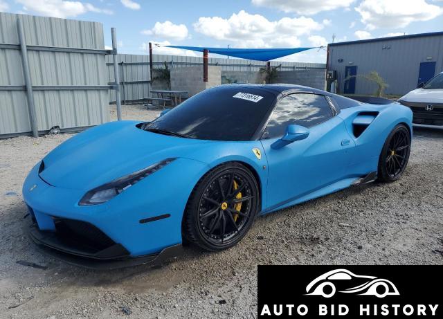 Ferrari 488 Spider 2017 Blue 3.9L  8