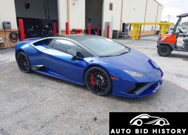 Lamborghini Huracan Evo Coupe 2021 Blue 5.2L
